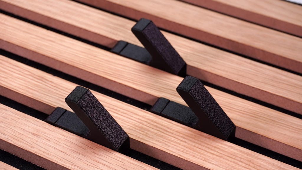 Haken für Akustikplatten – Angewinkelt – Pin-Lock – ohne Bohren